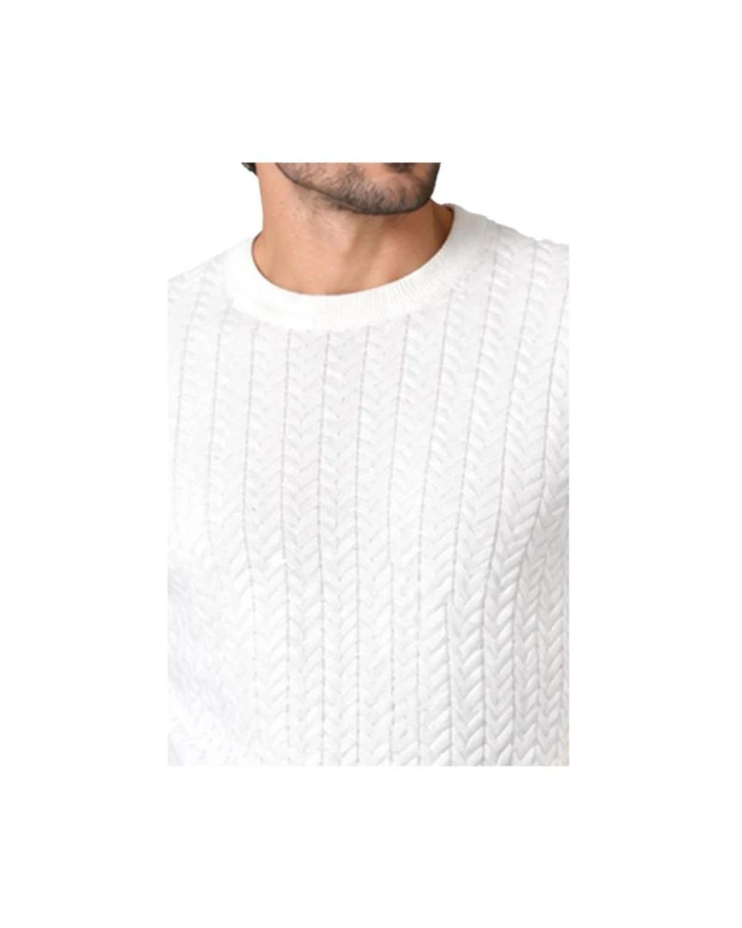HUGO Simond Pullover in White für Herren