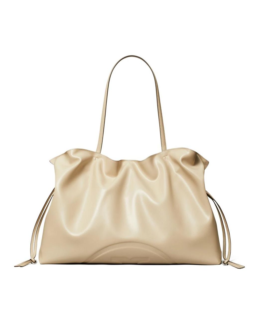 Tory Burch Natural Ella Drawstring Tote