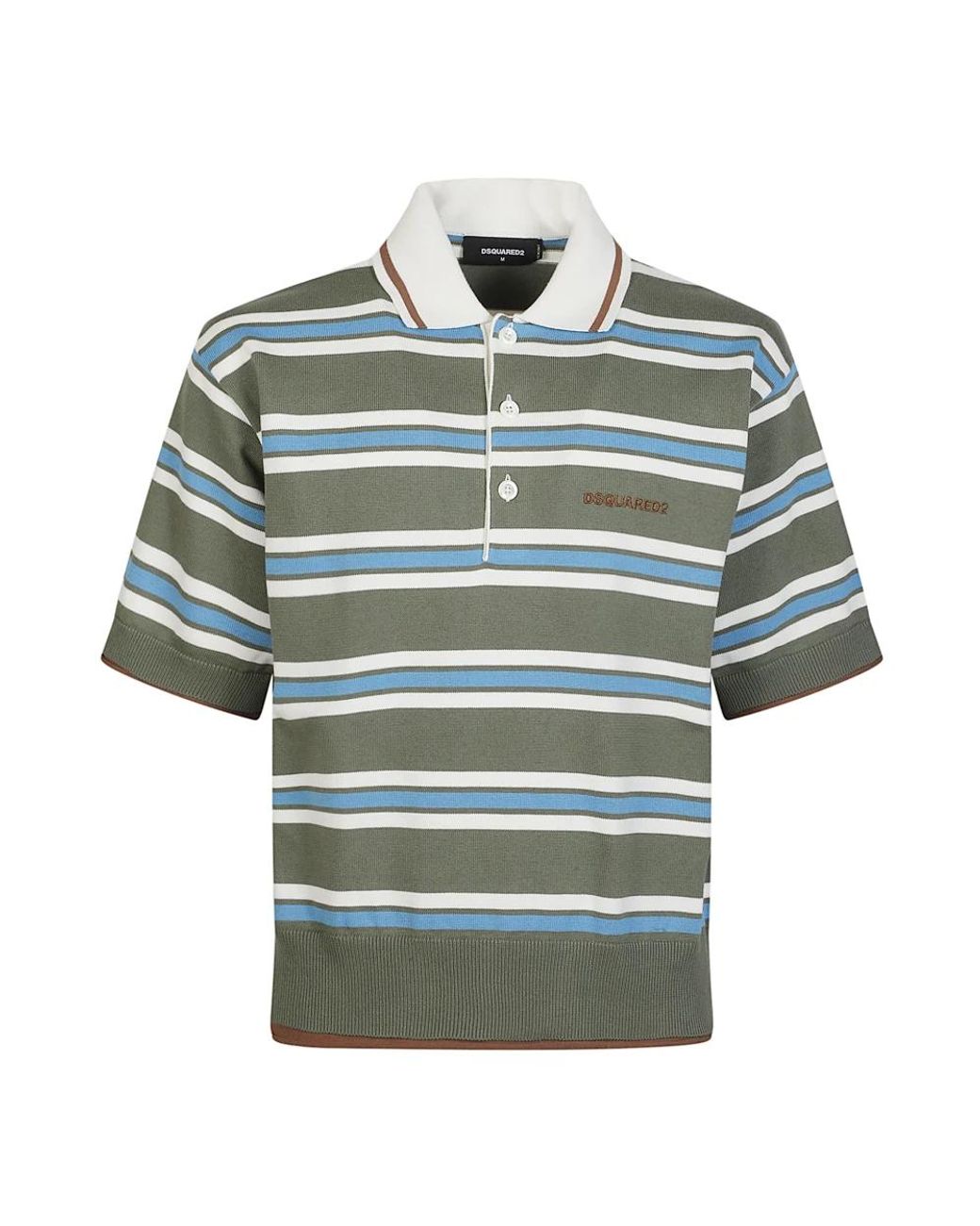 DSquared² Green Polo Shirts for men