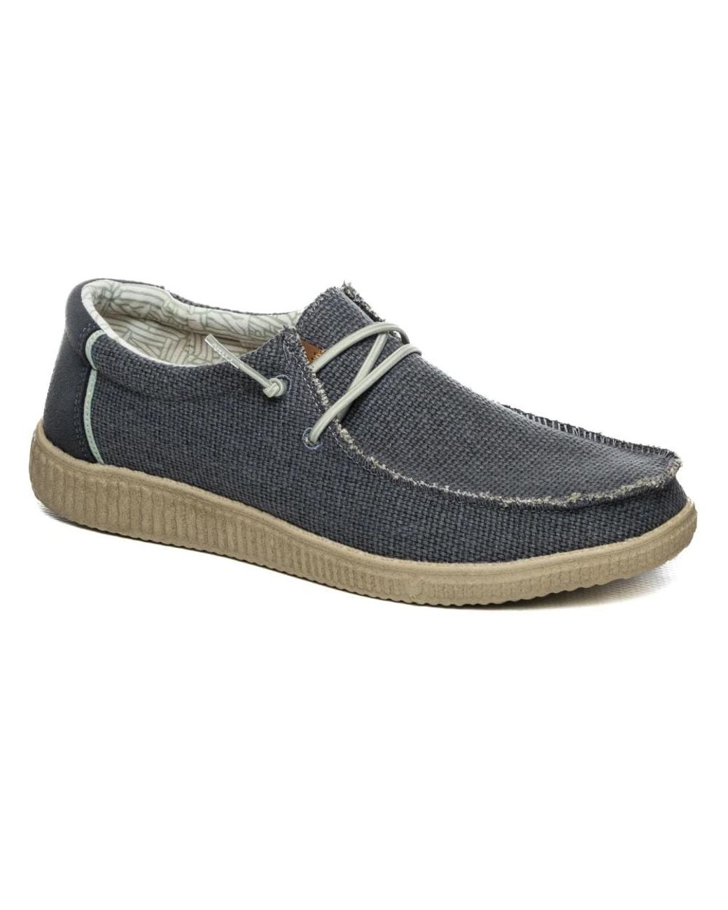 WALK IN PITAS Blue Laced Shoes for men