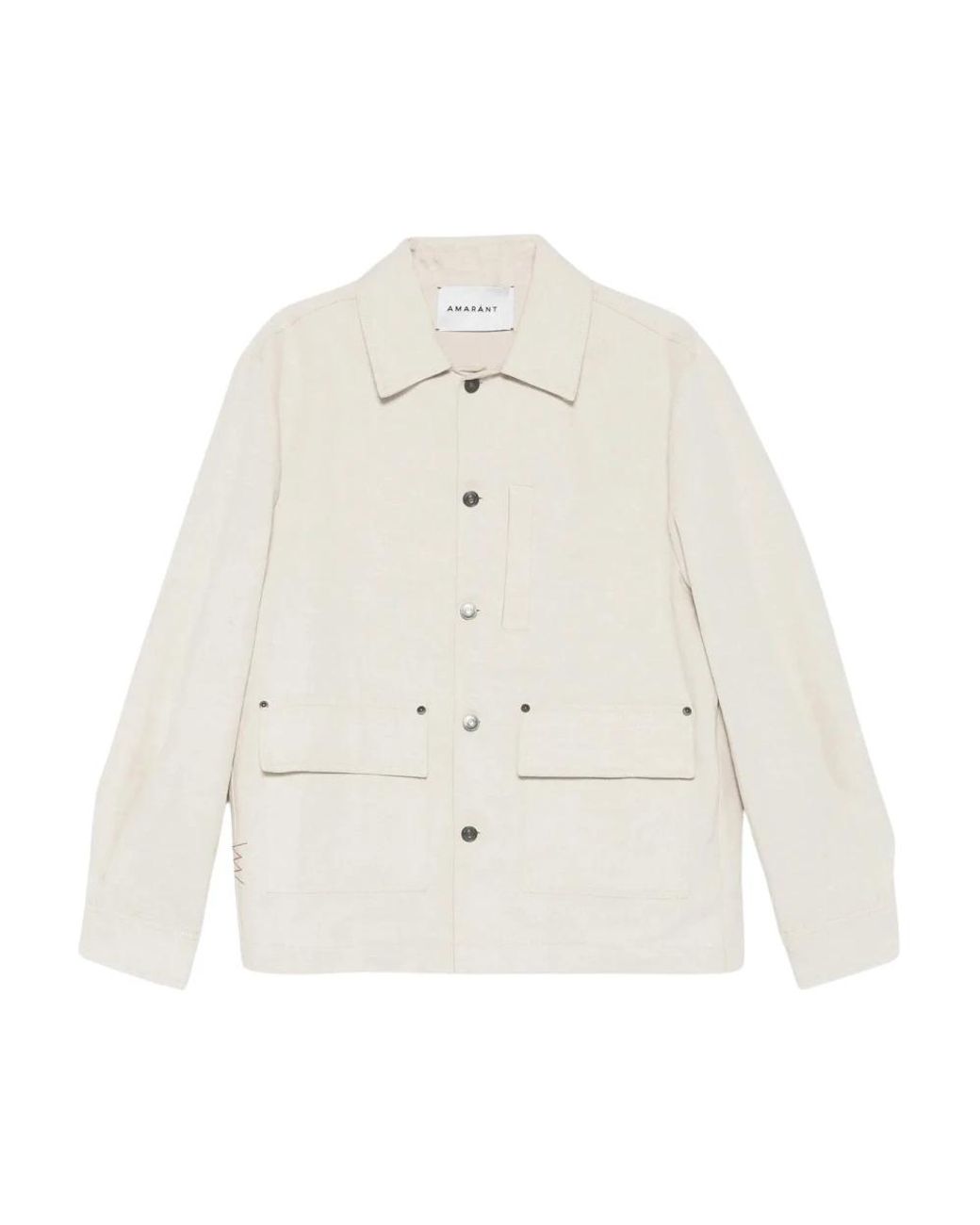 Amaranto White Light Jackets for men