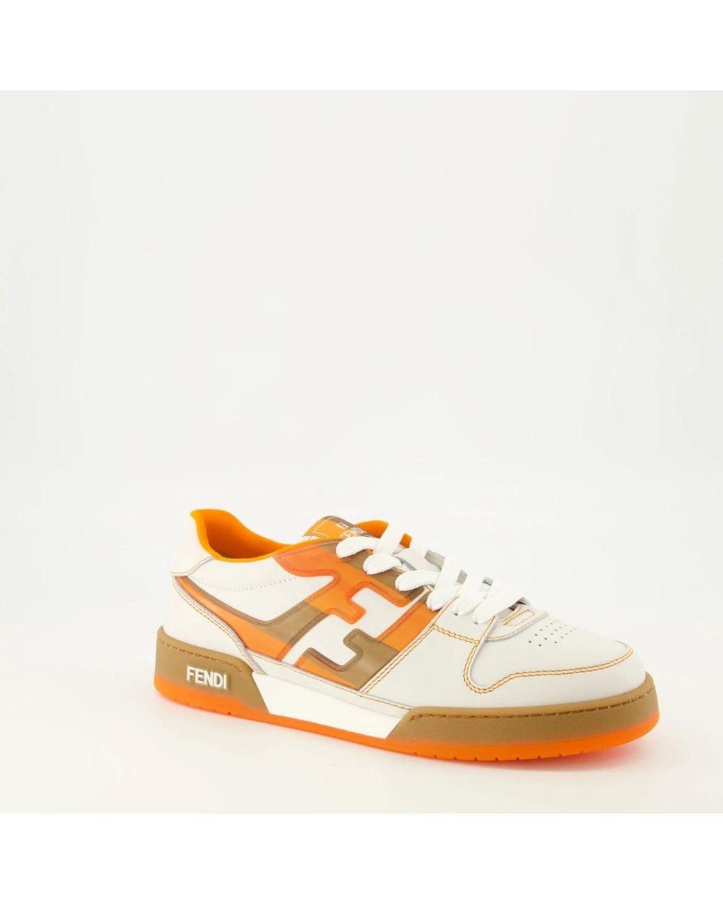 Fendi Orange Sneakers for men
