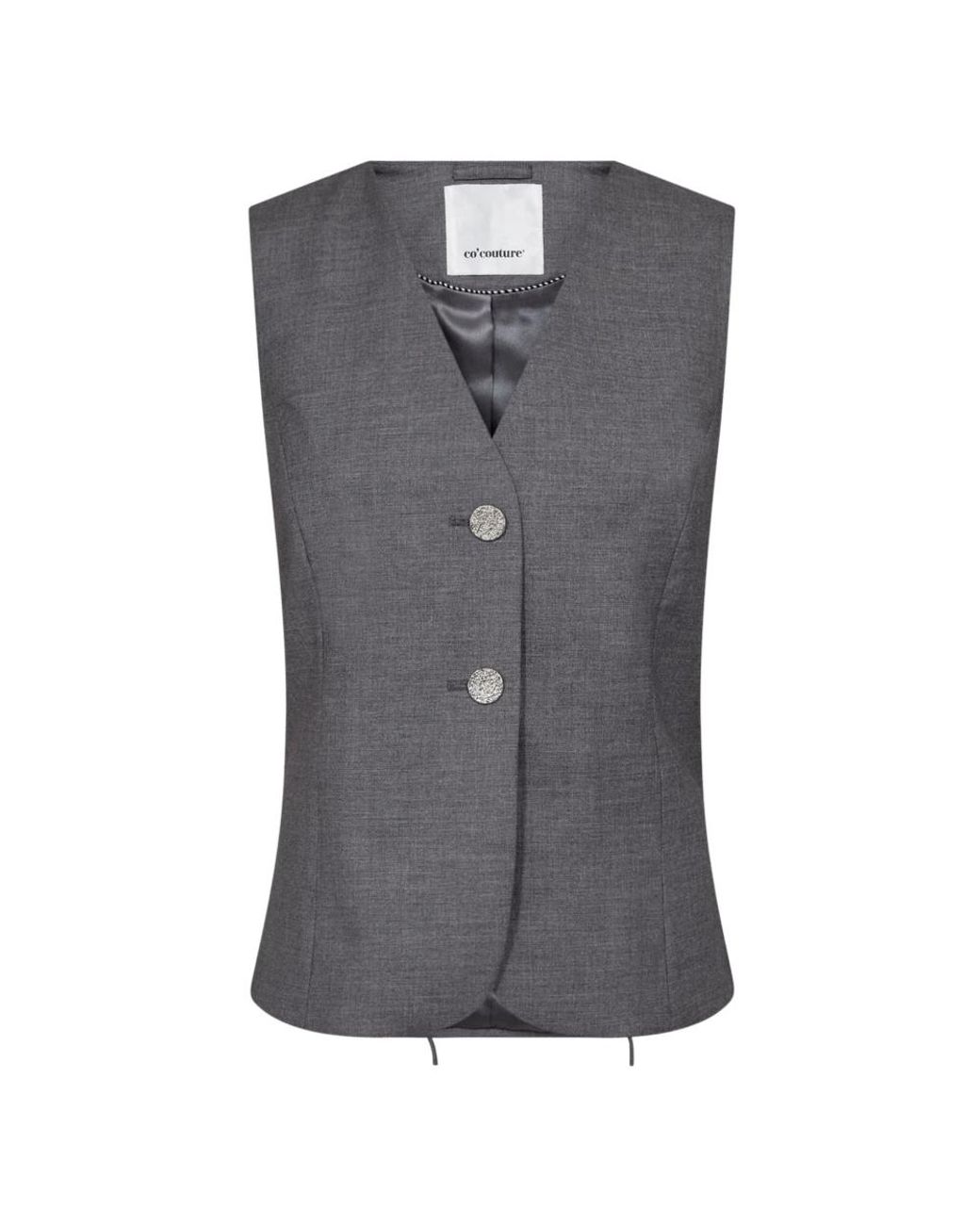 co'couture Gray Waistcoats