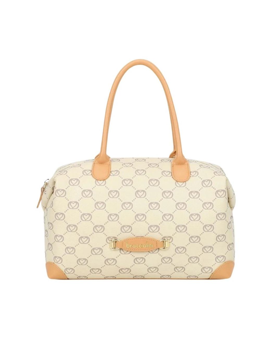 Braccialini Monogram Bowler in het Natural