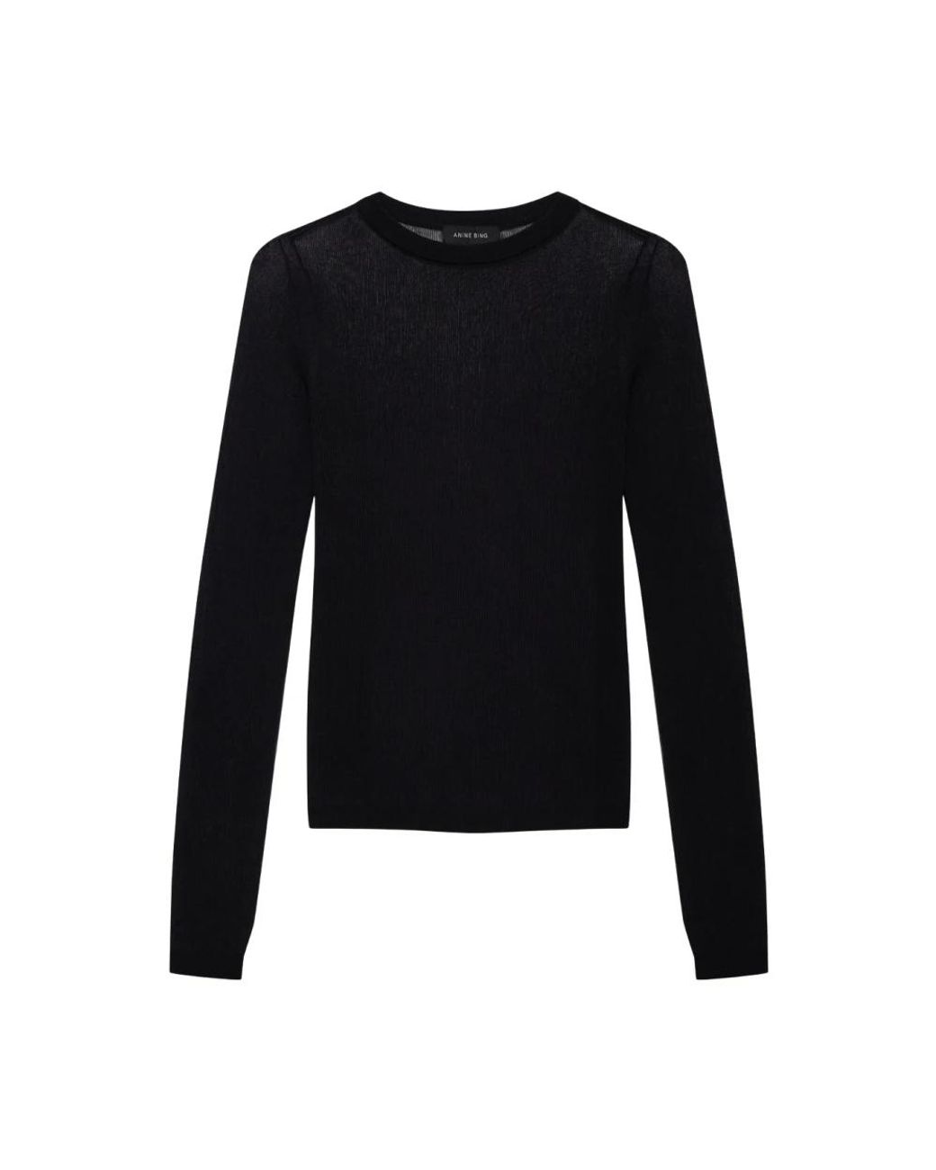 Anine Bing Black Round-Neck Knitwear