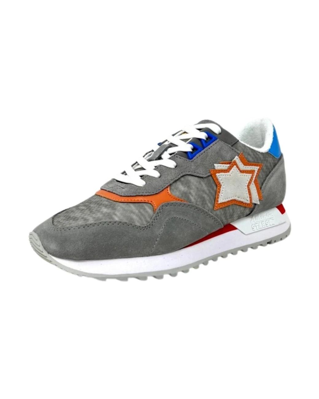 Atlantic Stars Blue Sneakers for men