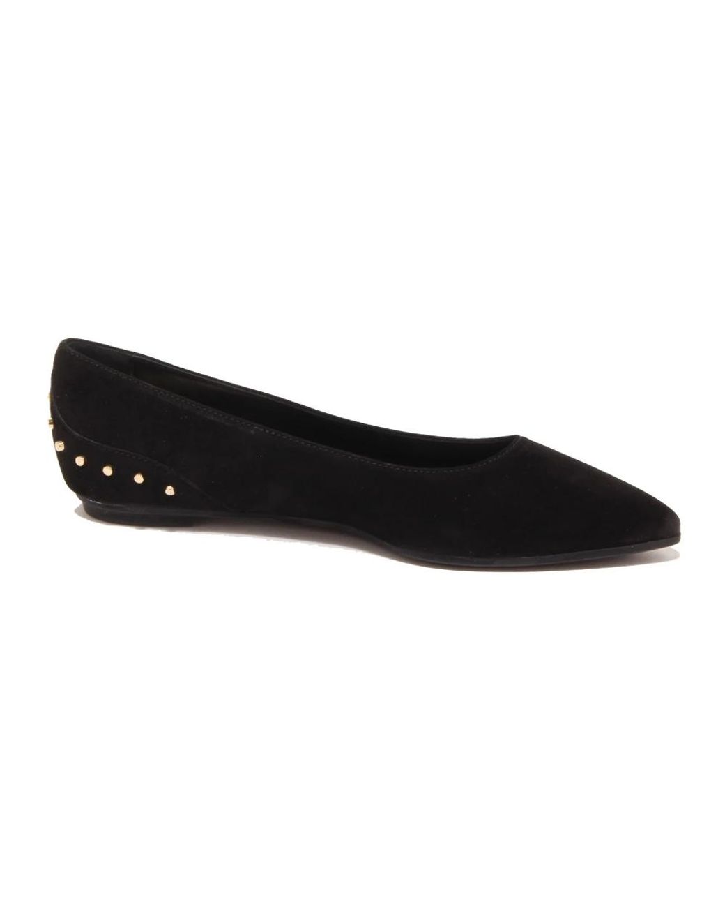 Tod's Black Ballerina Shoes