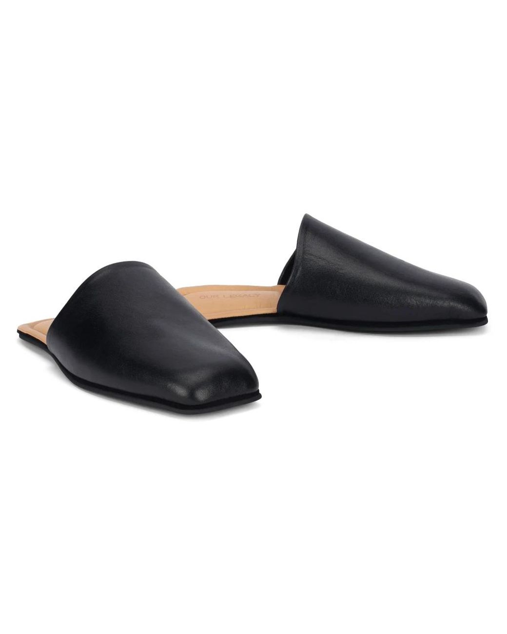 Our Legacy Black Mules