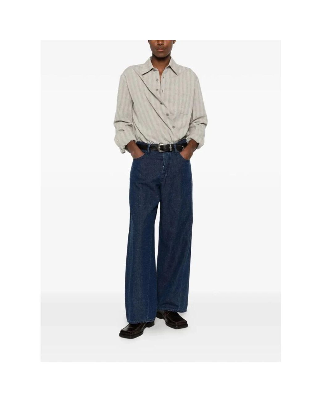 sunflower Blue Loose-Fit Jeans for men
