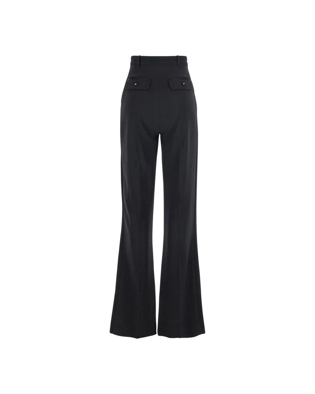 Elisabetta Franchi Black Wide Trousers