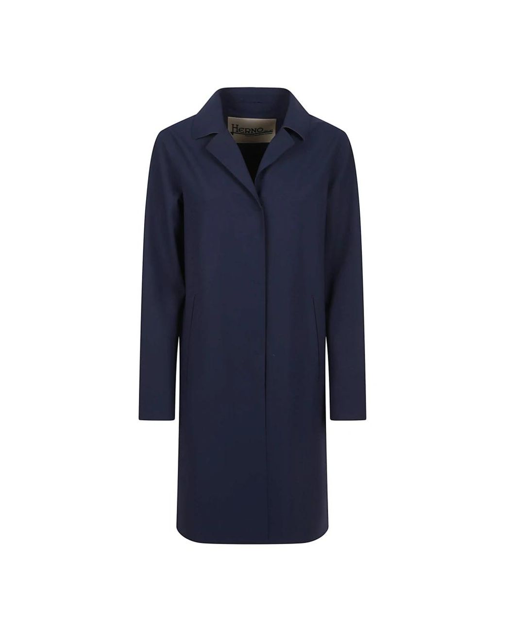 Herno Blue Single-Breasted Coats