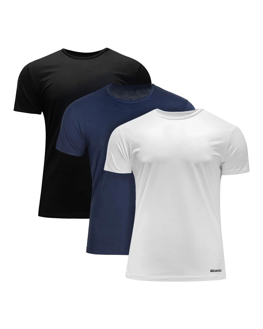DIESEL T-Shirts 3-Pack in het Blue voor heren