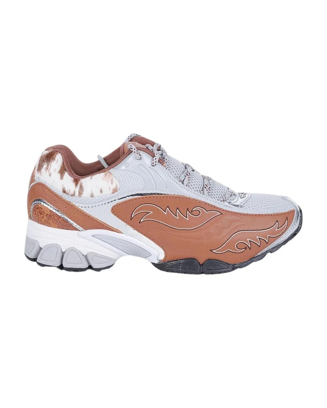 Saucony White Progrid V2 Sneakers