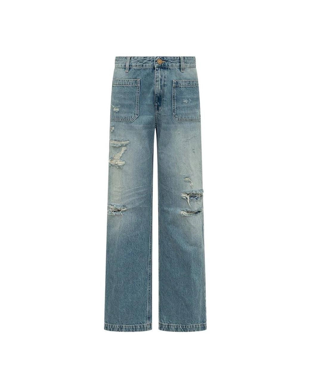 Seafarer Blue Wide Jeans