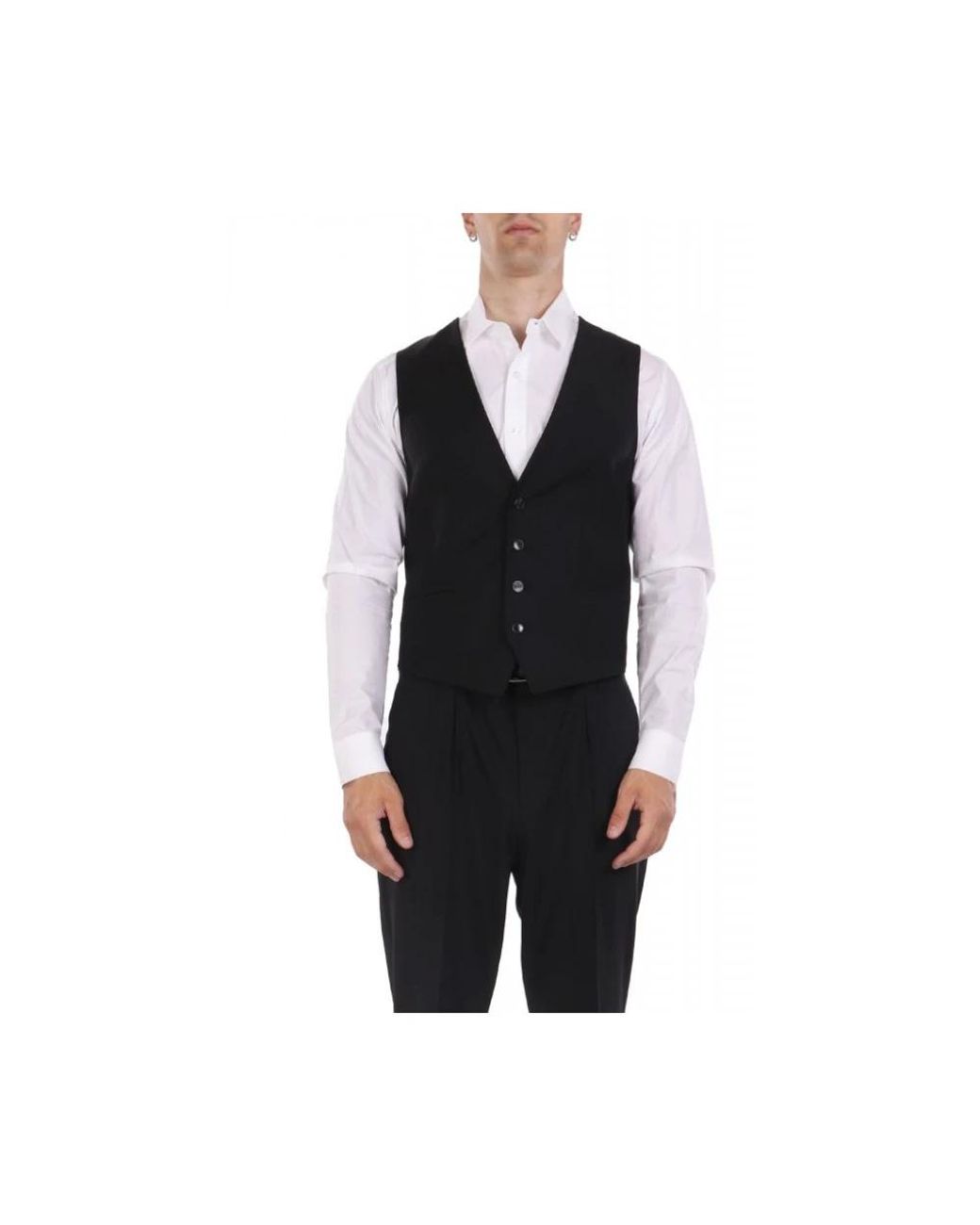 HUGO Black Waistcoats for men