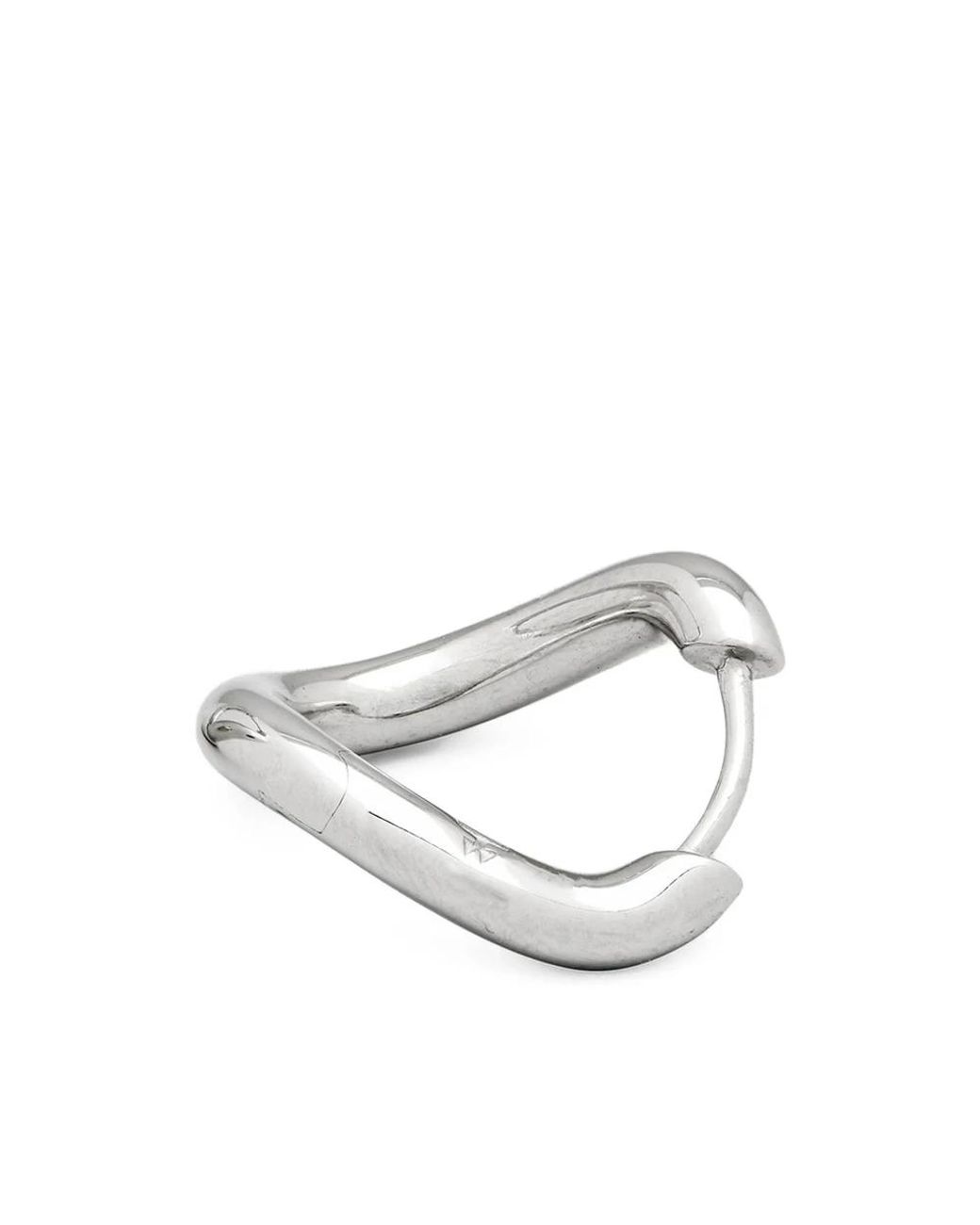 Tom Wood White Earrings for men