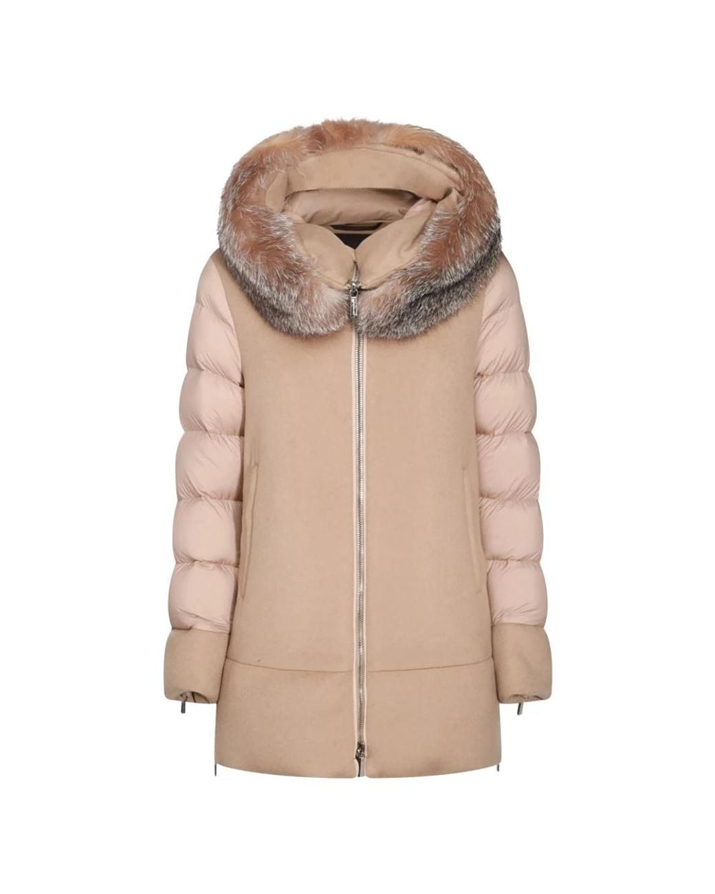 Moorer Natural Faux Fur & Shearling Jackets