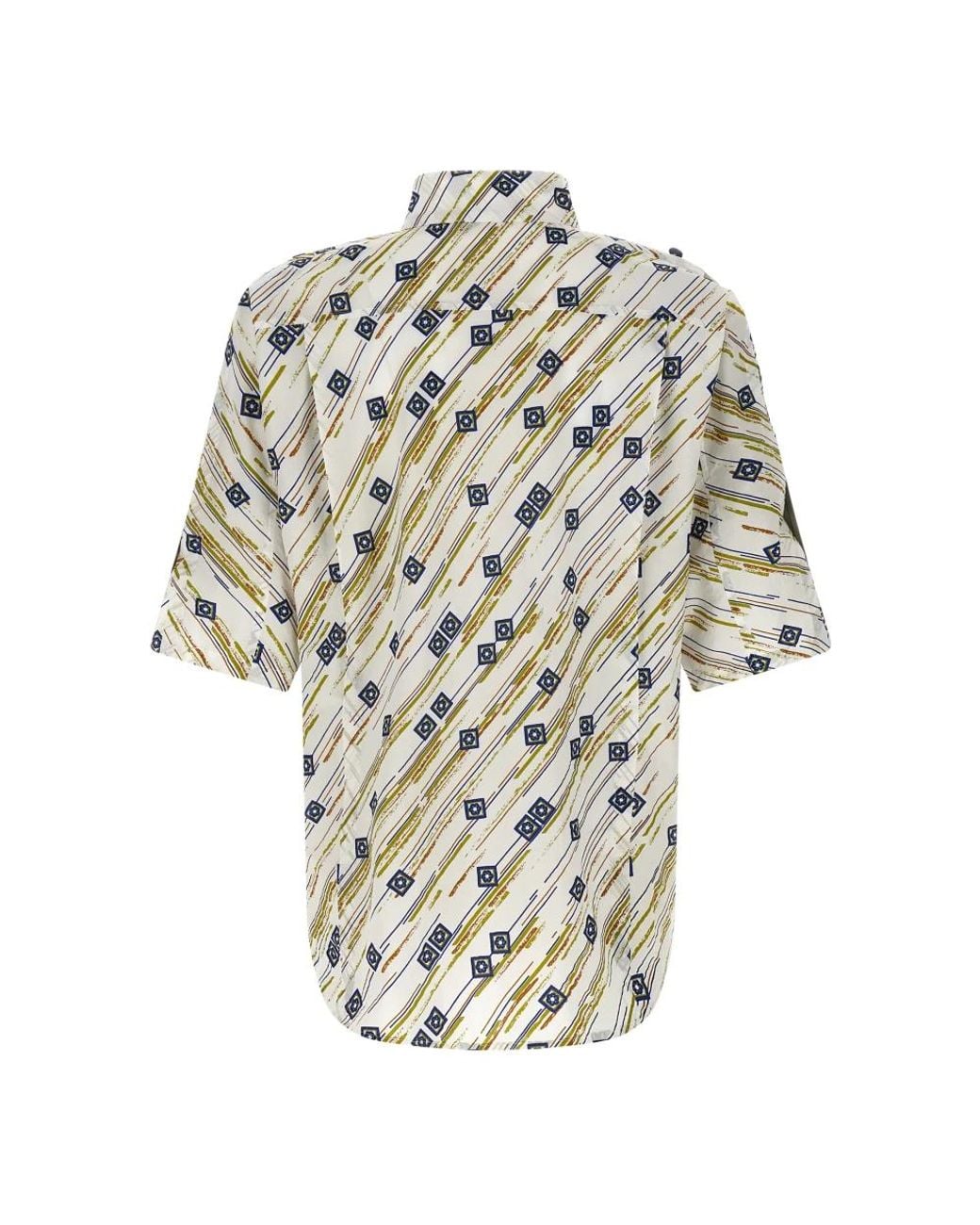 Kiko Kostadinov Natural Short Sleeve Shirts for men
