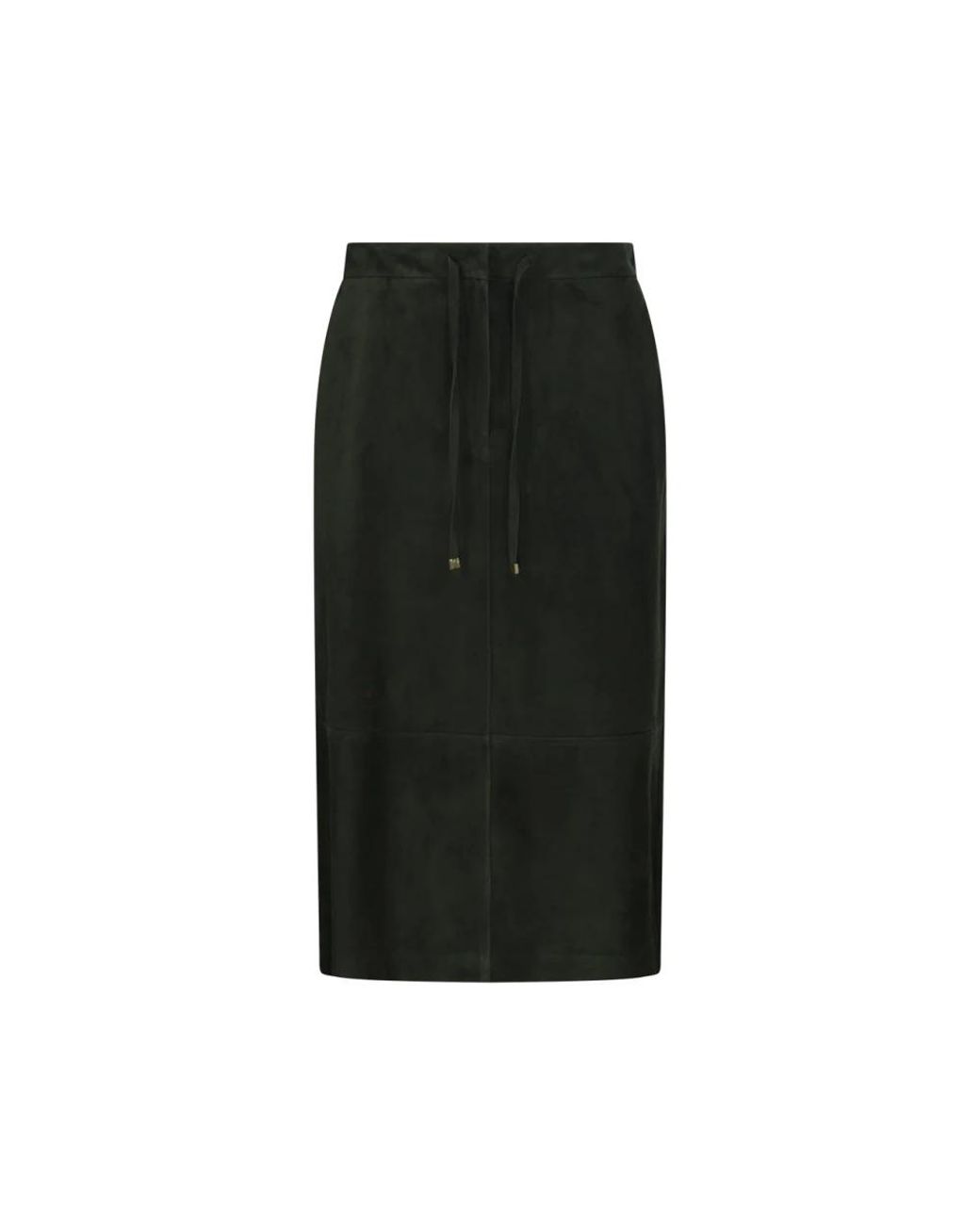 Max Mara Black Leather Skirts