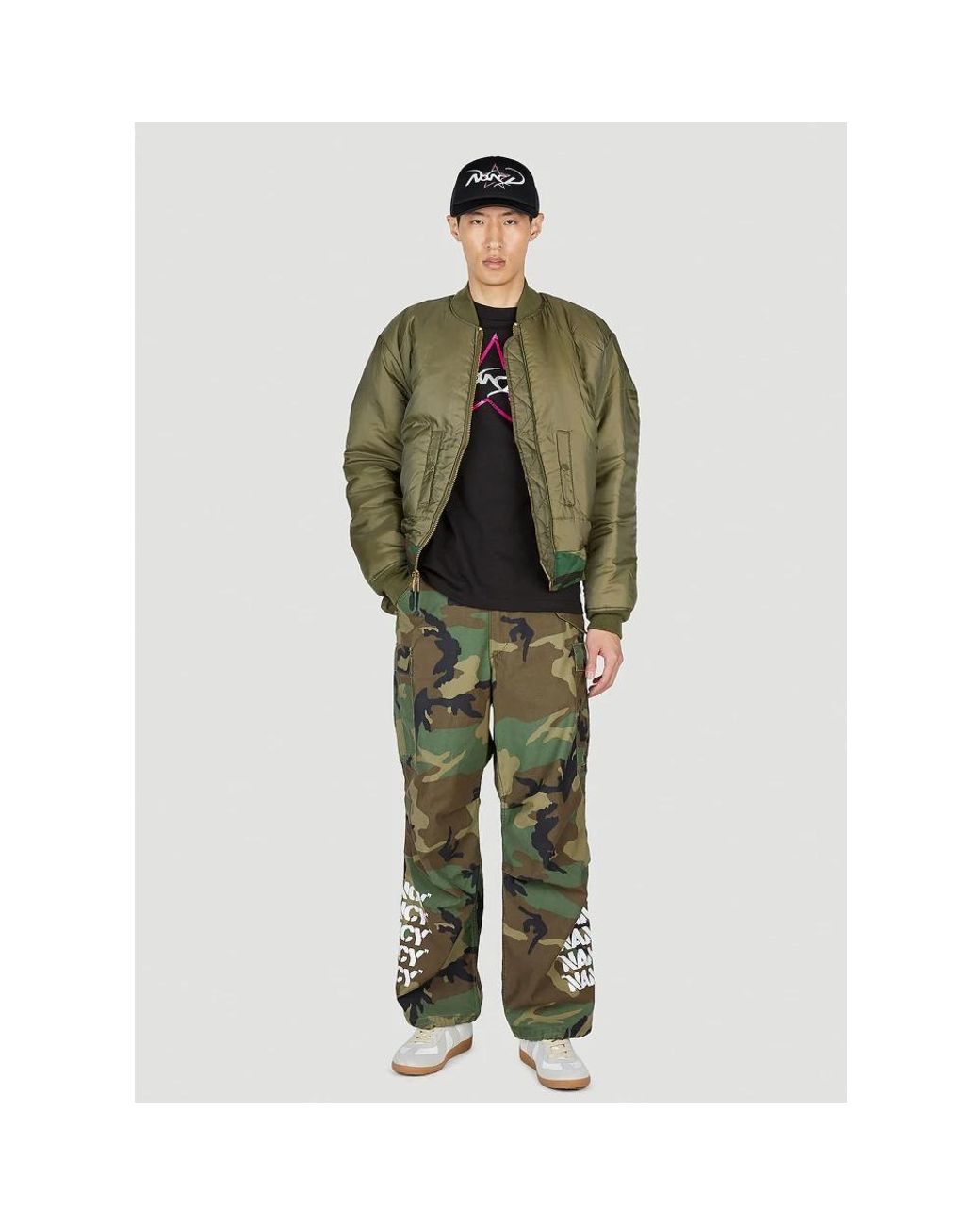Bomber Jackets di Nancy in Green da Uomo