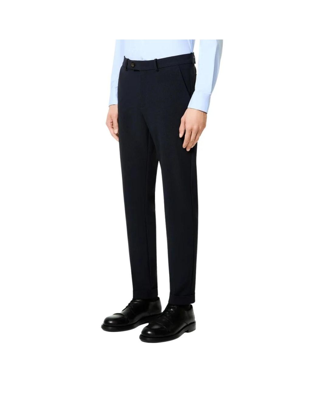 Rrd Broeken ,Zwart ,Stretch Chino Broek Met Geometrische Print in het Black voor heren