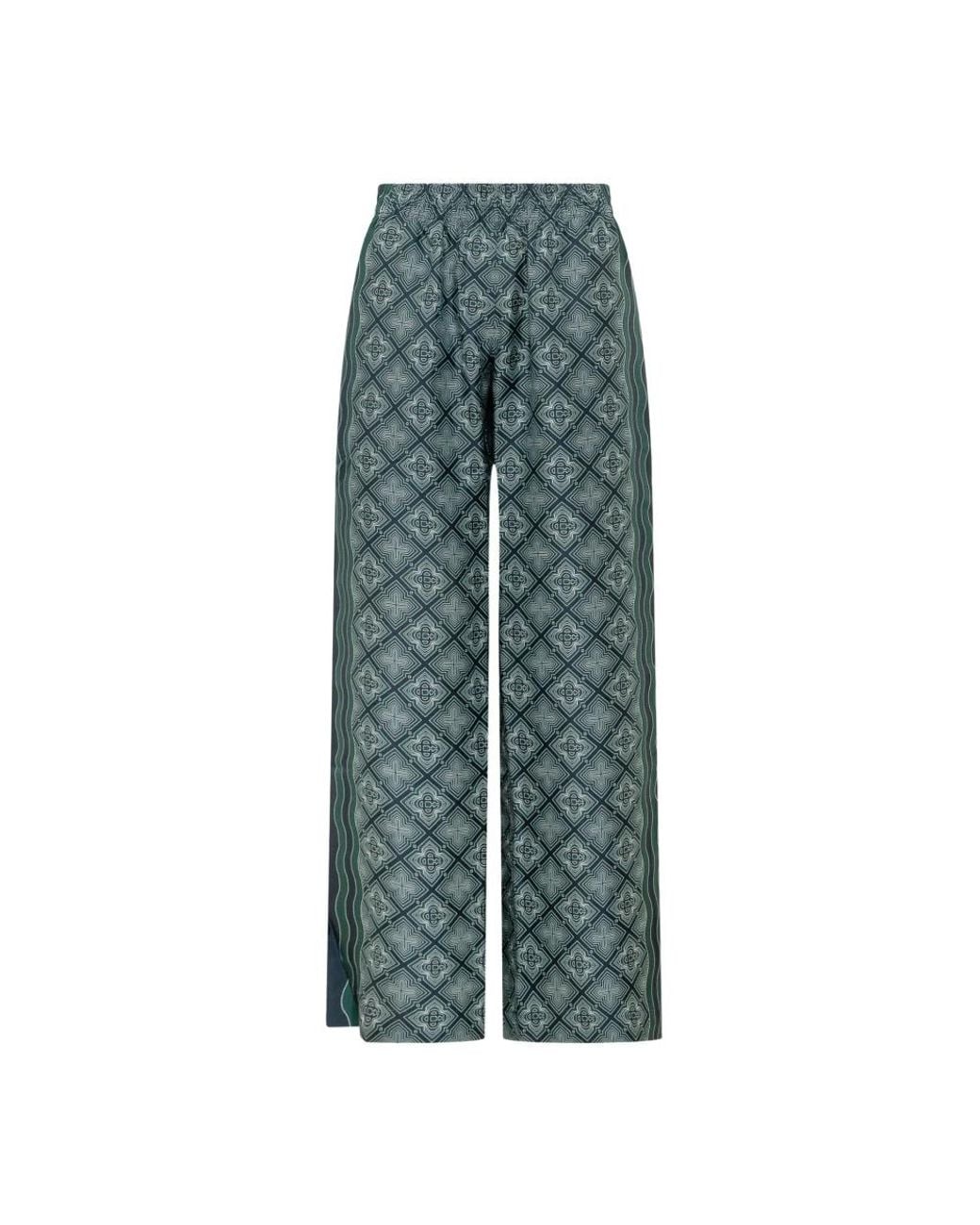Casablanca Green Wide Trousers