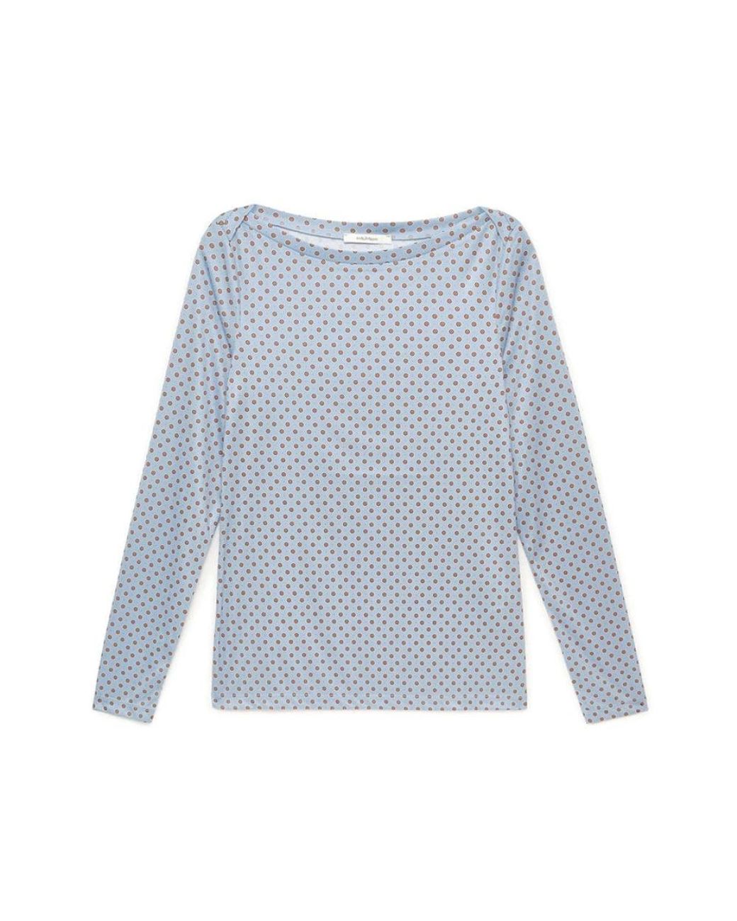 Maliparmi Blue Long Sleeve Tops