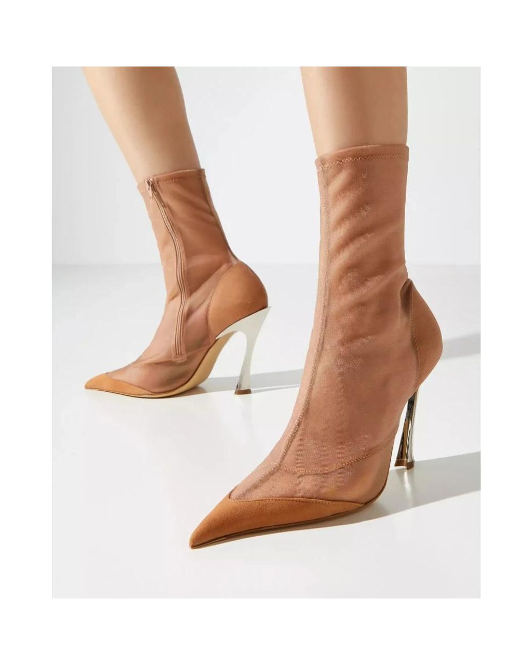 Heeled Boots di Mugler in Pink