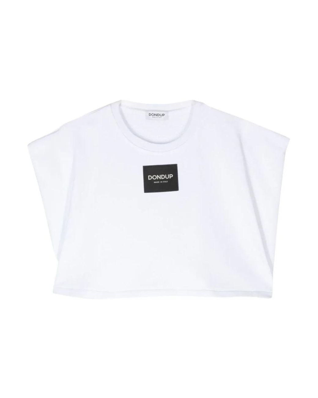 Dondup White Sleeveless Tops