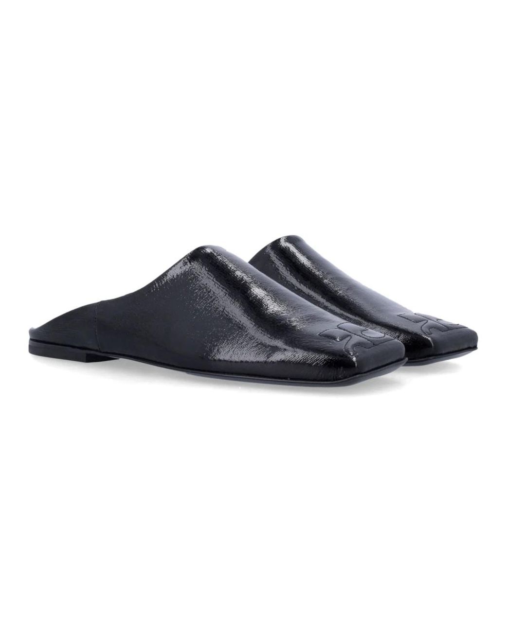 Courreges Blue Mules