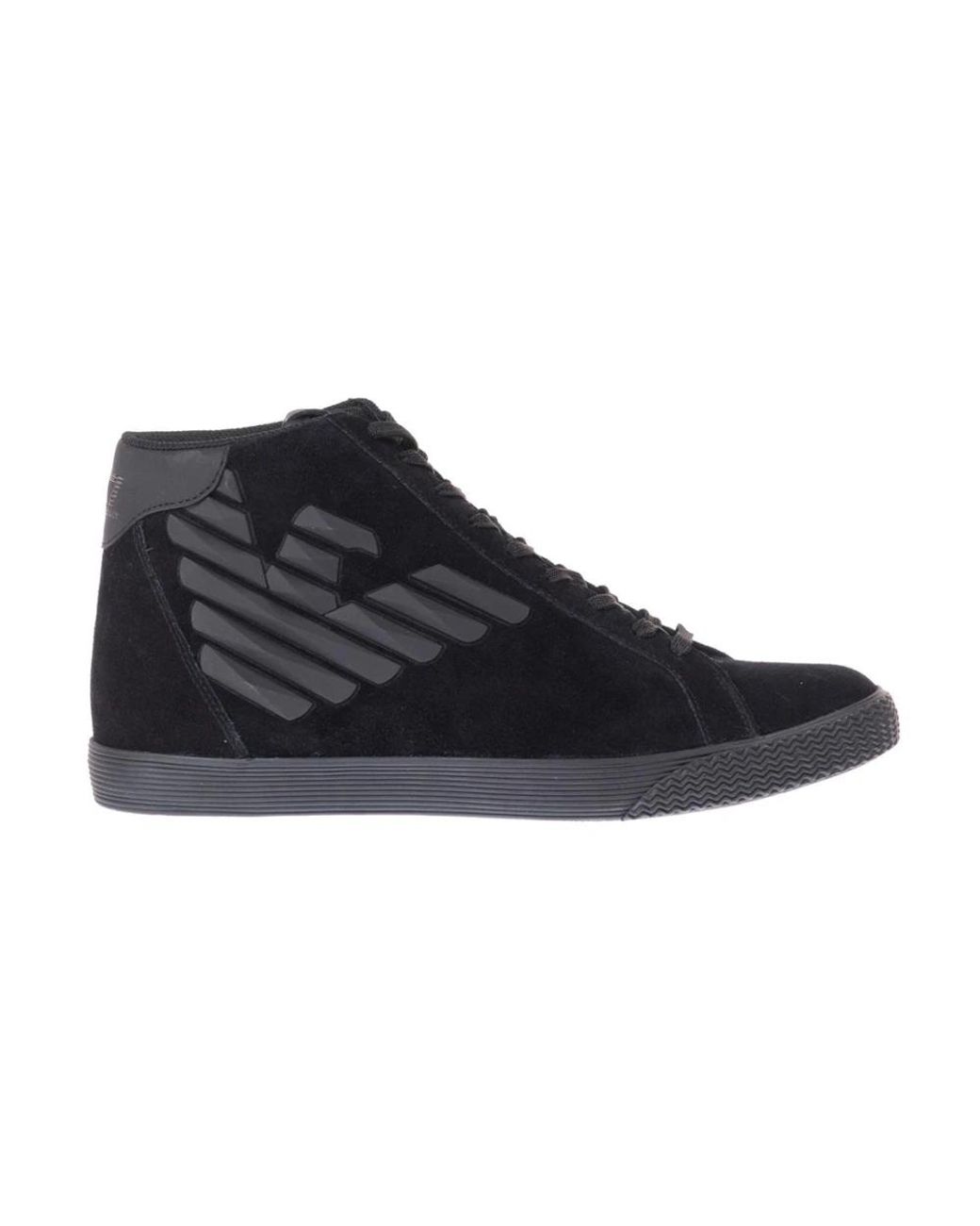 EA7 Black Sneakers for men