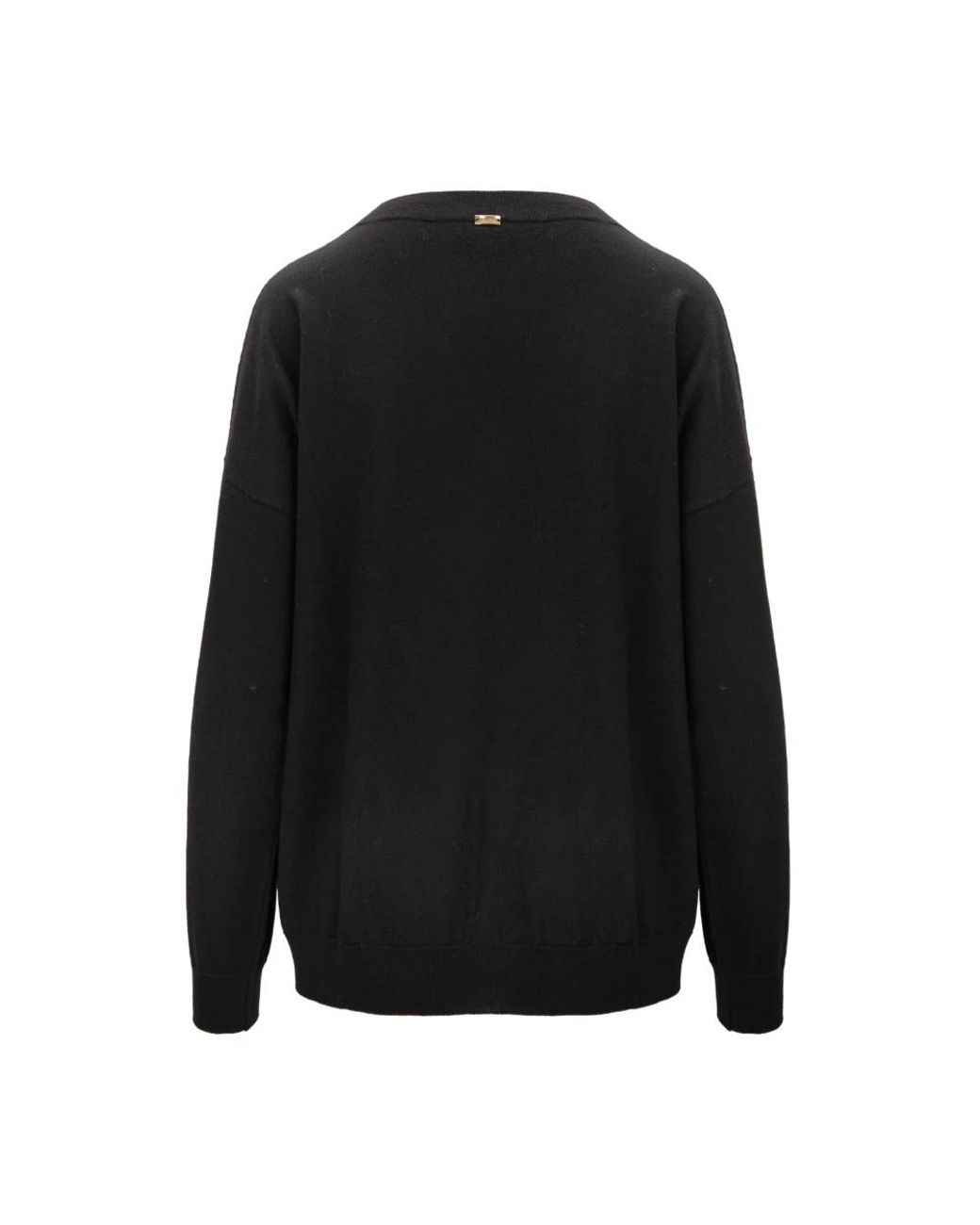 Herno Black V-Neck Knitwear