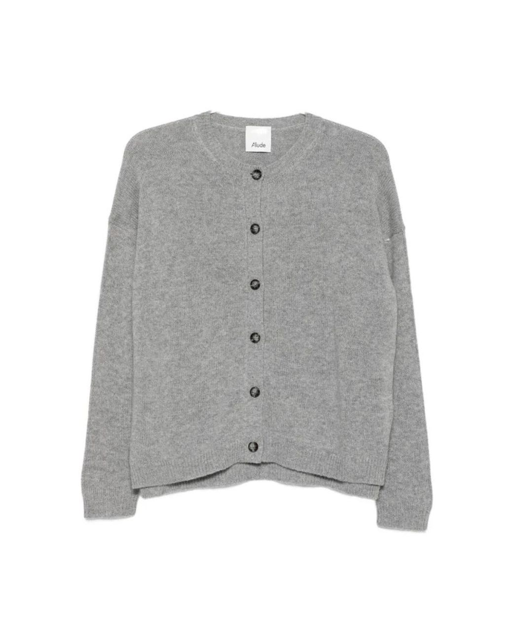 Allude Gray Cardigans