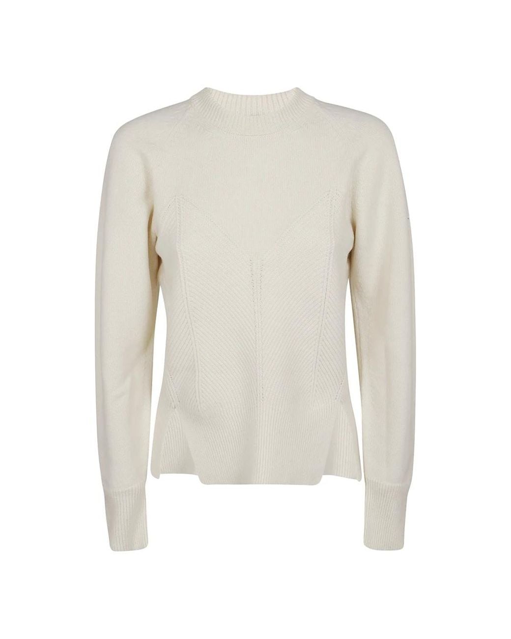 McQueen White Round-Neck Knitwear