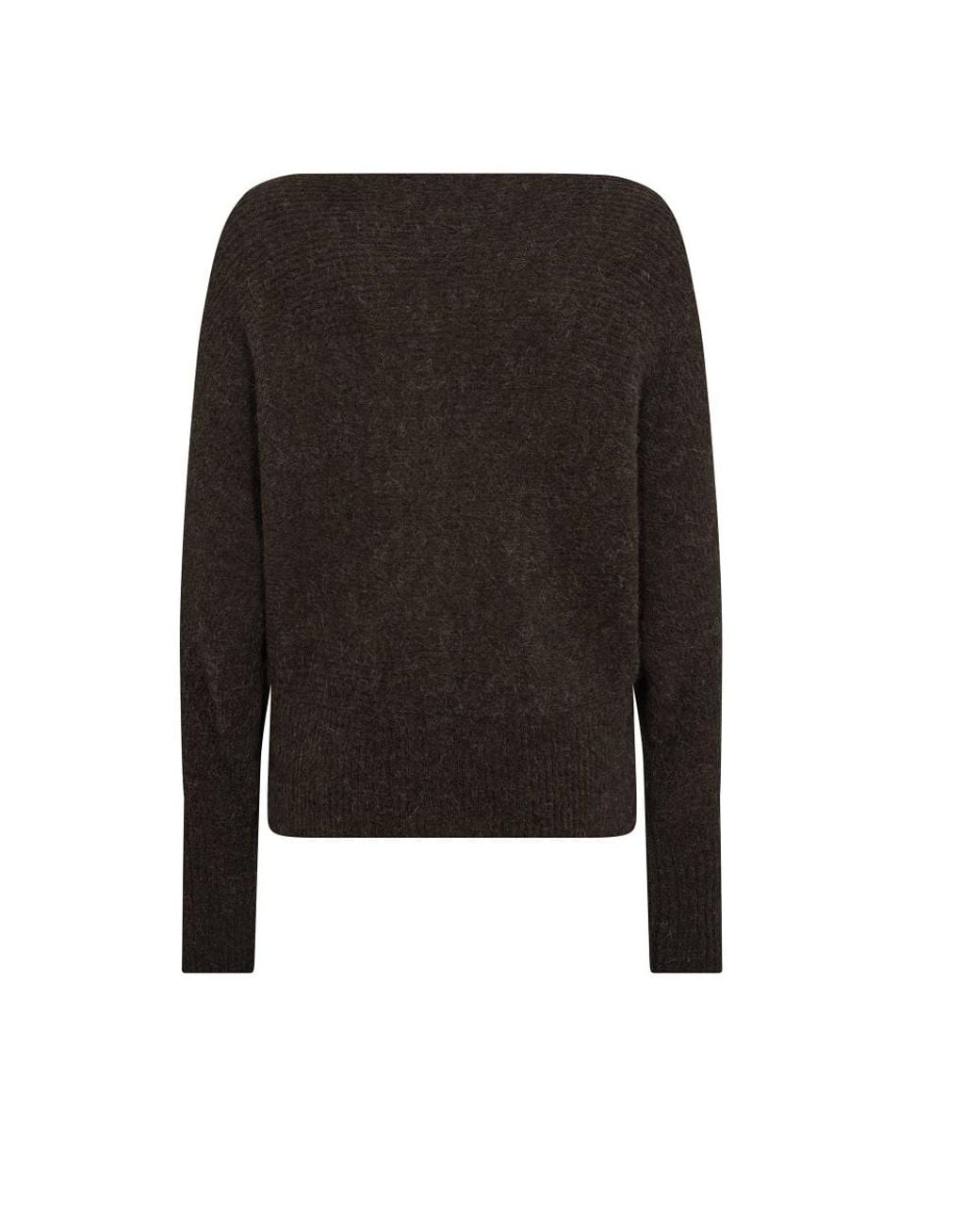 Mos Mosh Black Round-Neck Knitwear