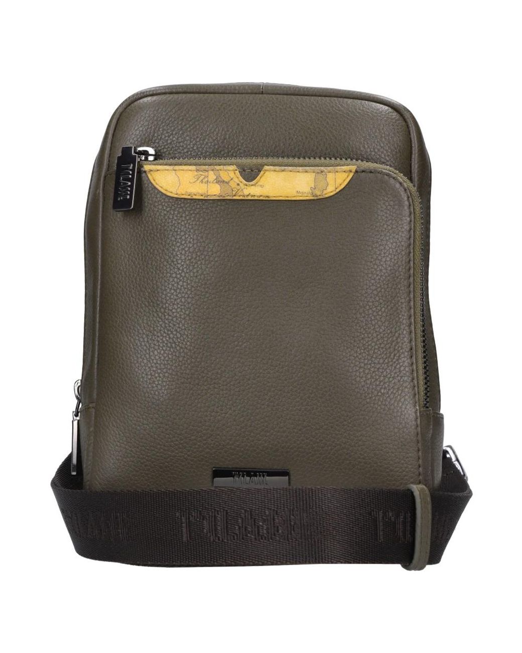 Alviero Martini 1A Classe Green Cross Body Messenger for men