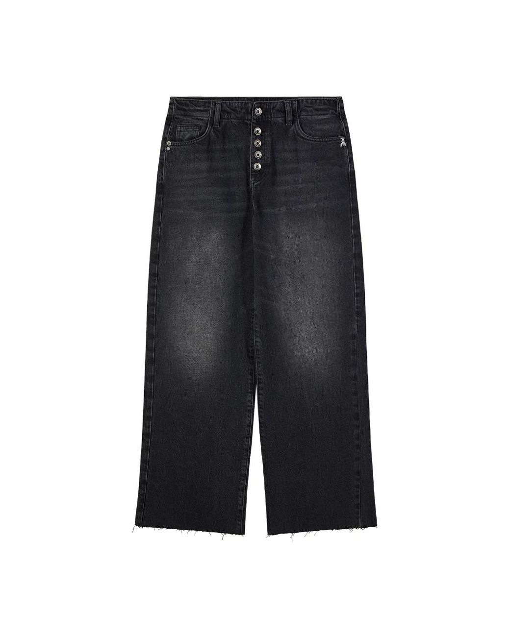 Patrizia Pepe Black Wide Jeans
