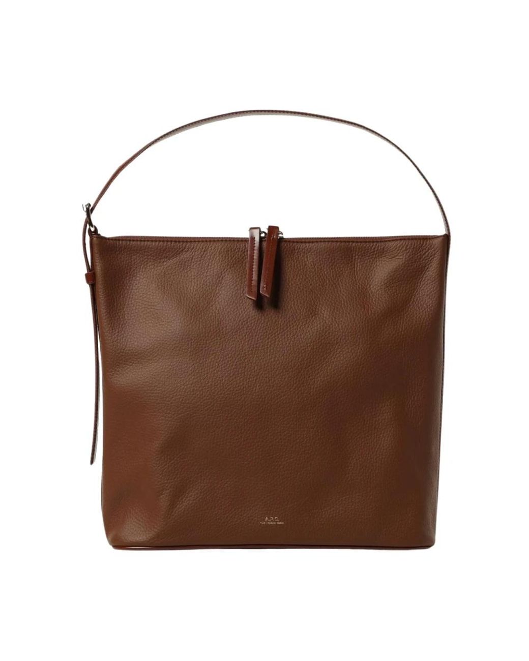 A.P.C. Brown Ledertasche