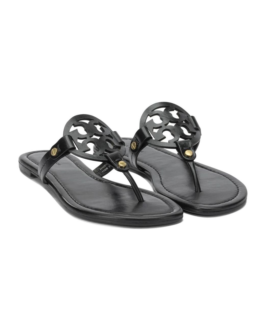 Flip Flops di Tory Burch in Black