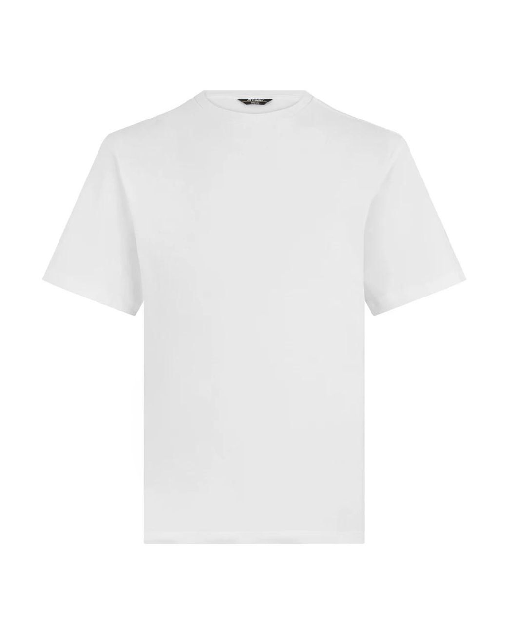 K-Way White T-Shirts for men