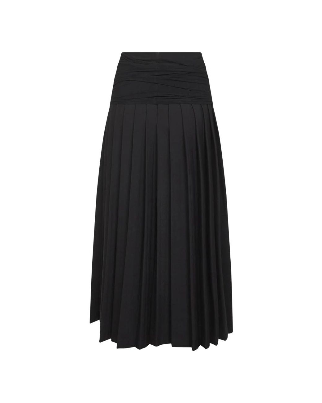 MM6 by Maison Margiela Black Midi Skirts