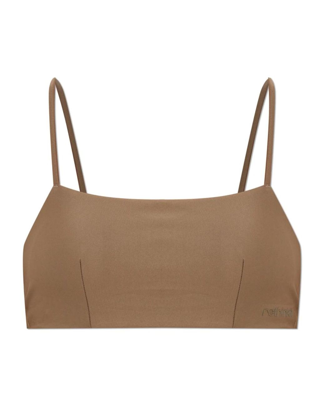 Rethinkit Studios Badmode ,Bruin ,Polyester Bay Bikini Top in het Brown
