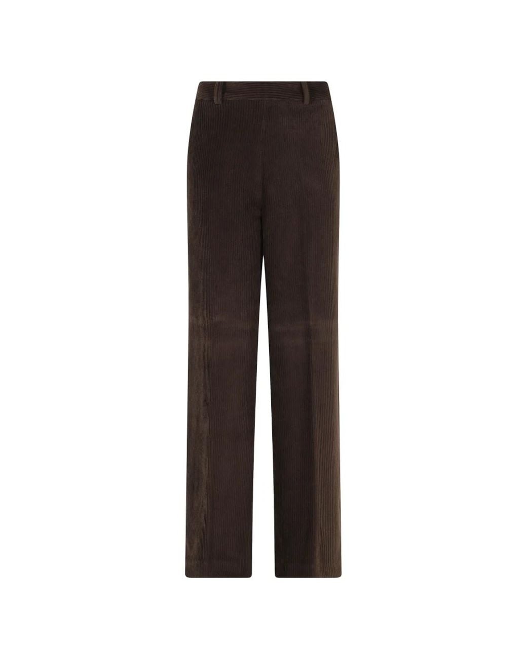 Circolo 1901 Brown Wide Trousers