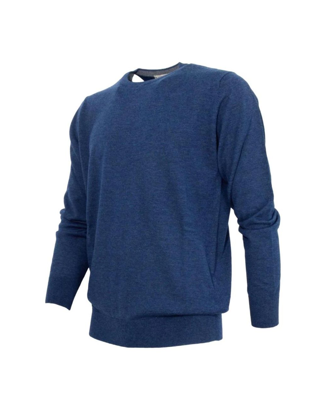 Cashmere Company Blue Round-Neck Knitwear for men
