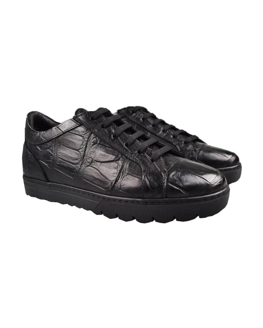 Kiton Black Sneakers for men