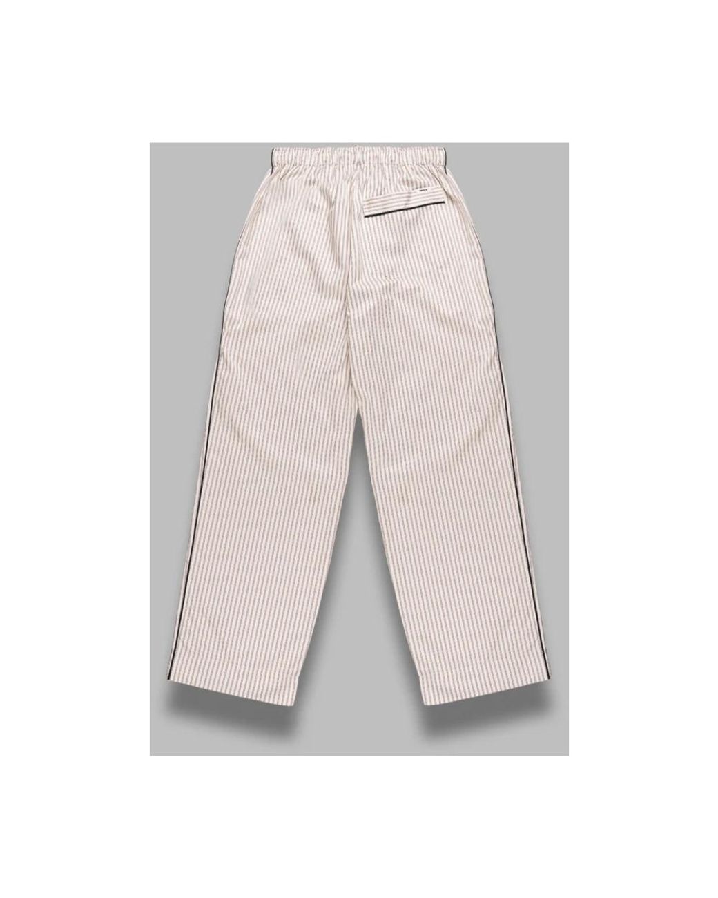 Tekla Gray Straight Trousers