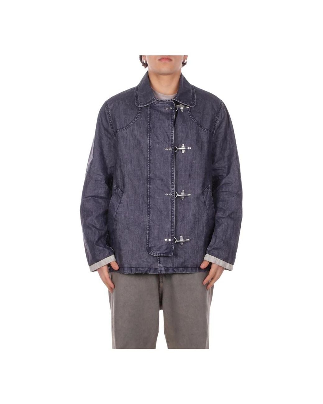 Fay Blue Denim Jackets for men