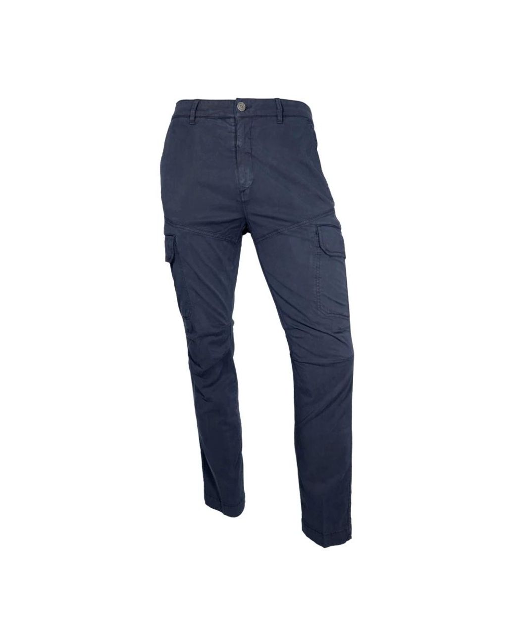 Aeronautica Militare Blue Slim-Fit Trousers for men