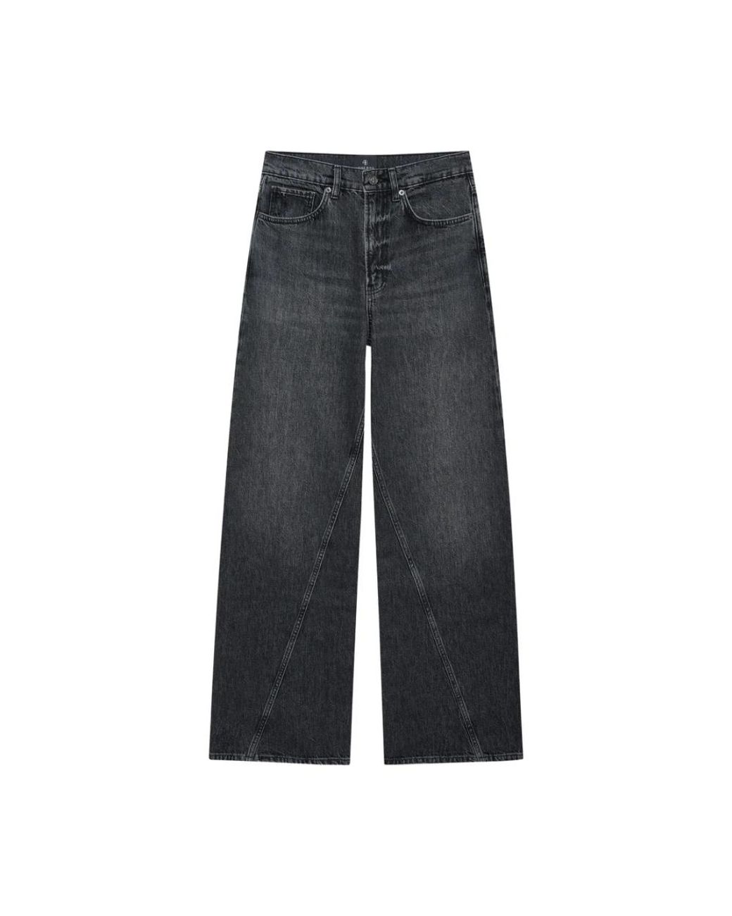 Anine Bing Gray Wide Jeans
