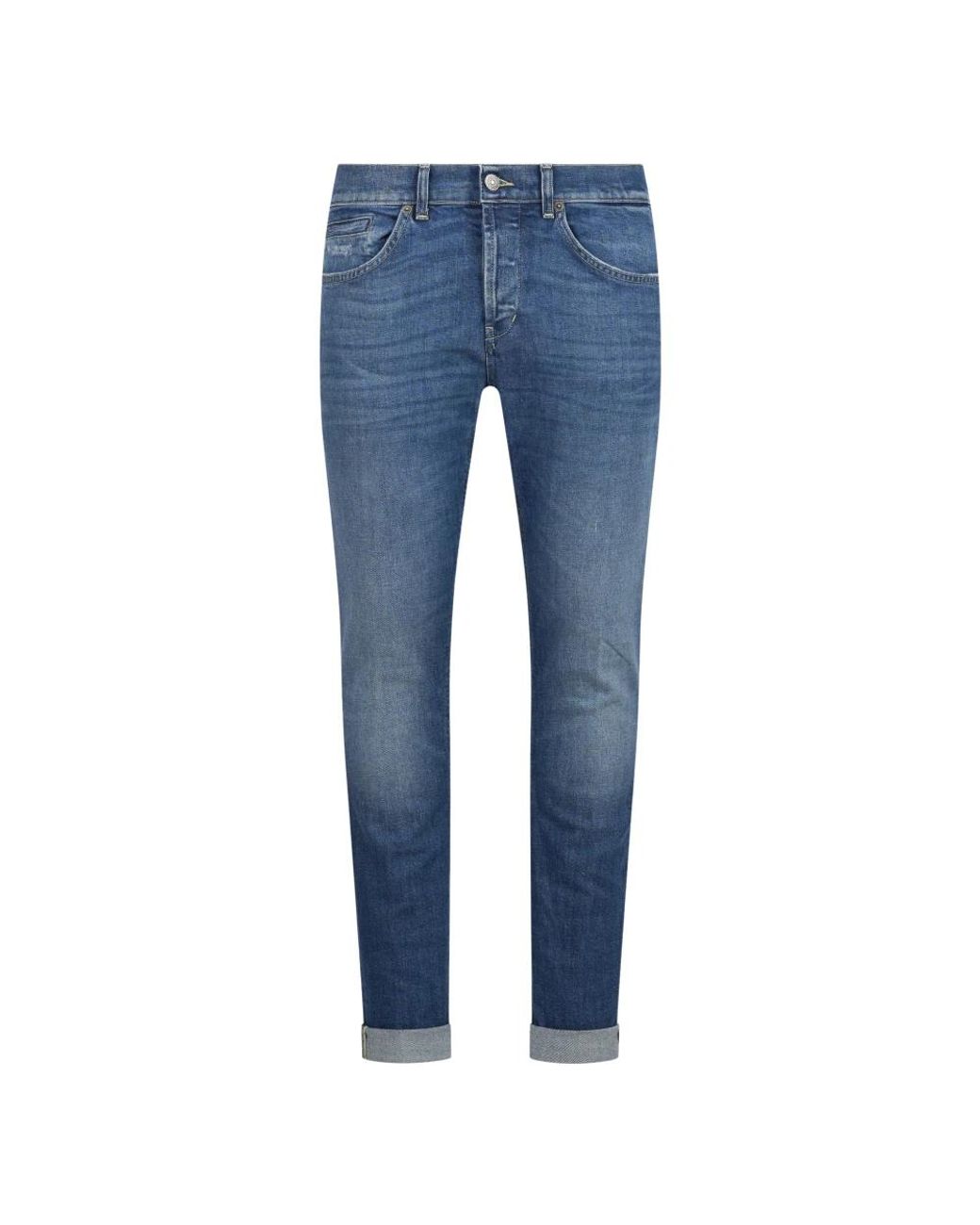 Dondup Blue Slim Fit Jeans for men
